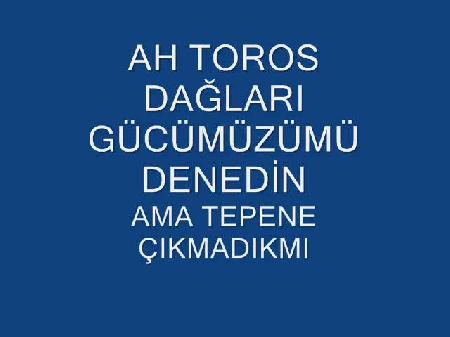 bozkir toros daglari kasim 2010