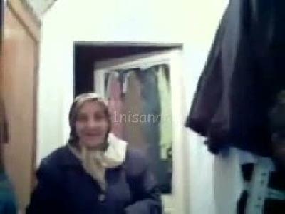 Teyze,webcam la tanışıyor!